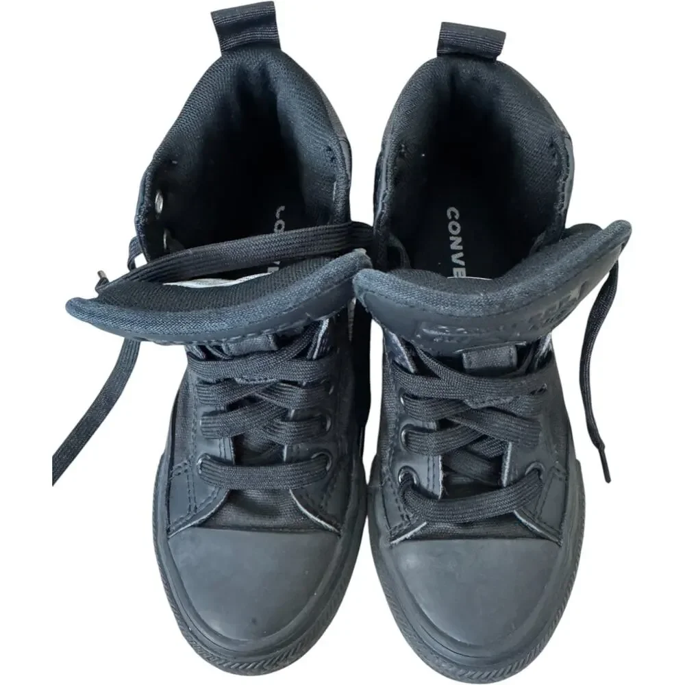 Converse All Star Youth High Top Black Sneakers Shoes Size 12‎ EU 29 Lace Up